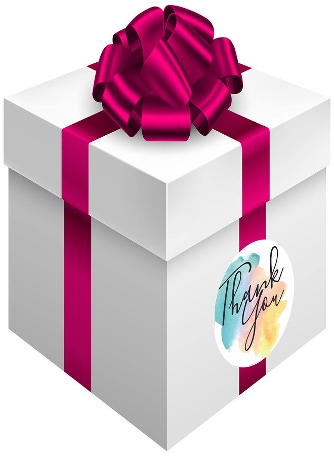 D2C Gift Wrap Stickers Decorative Round Multi Designs Craft Sealing Stickers of Thank You Adhesive Labels for Small Business Gift Tags Item (140 Pieces, Multicolour) - Image 3